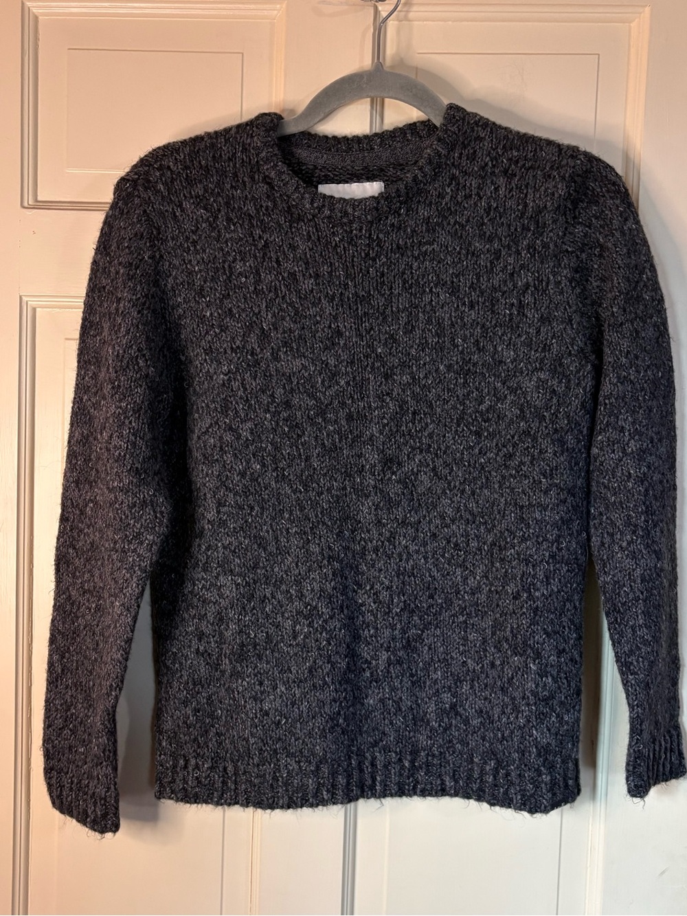 Abercrombie Kids Boys Gray Knit Pullover Sweater Long Sleeve Crew Neck Sz 11/12